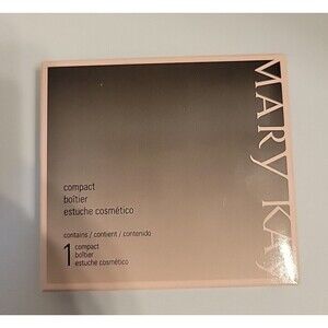 Mary Kay Black Magnetic Mirrored Compact #017362 New In Box